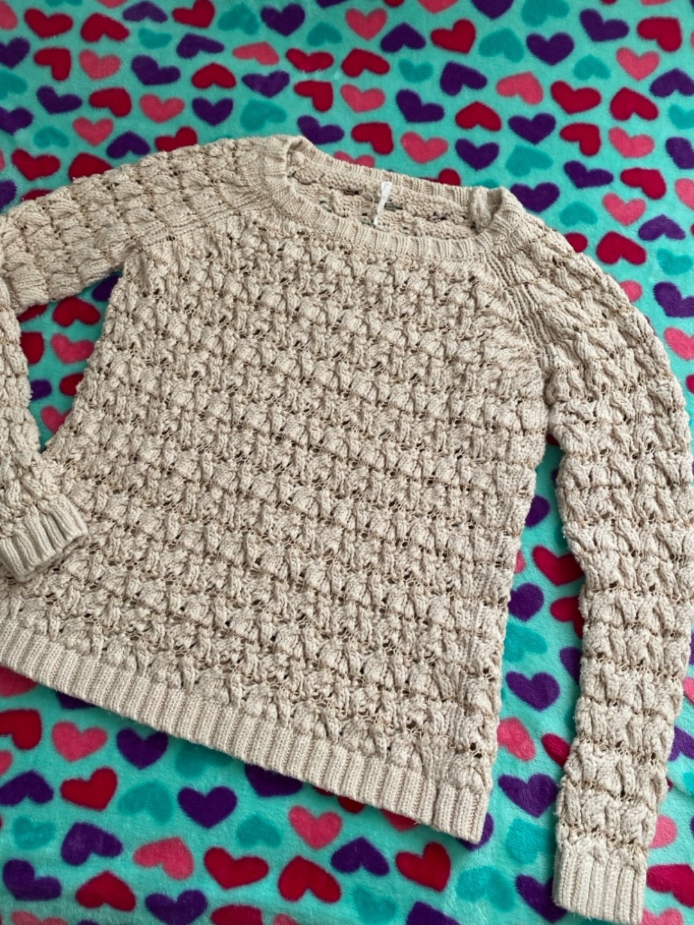 Cream Gold Flecked Sweater Willow & Clay